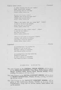 Program Book for 10-18-1926