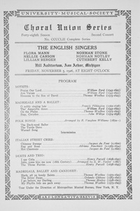 Program Book for 11-05-1926