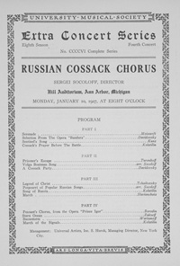 Program Book for 01-10-1927