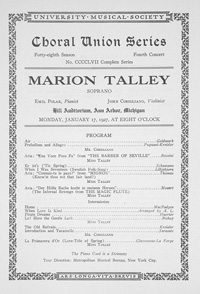 Program Book for 01-17-1927