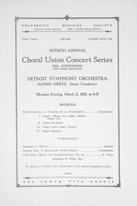 Program Book for 03-11-1929