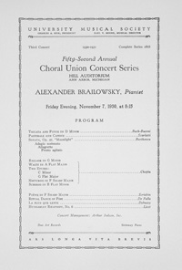 Program Book for 11-07-1930