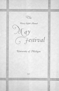 Program Book for 05-14-1931