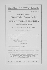Program Book for 12-15-1931