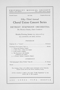Program Book for 01-25-1932