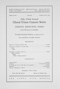 Program Book for 02-04-1932