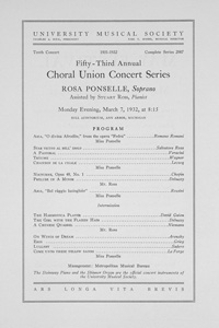 Program Book for 03-07-1932