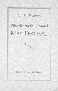 Program Book for 05-17-1933