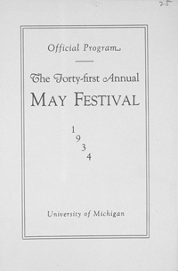 Program Book for 05-12-1934