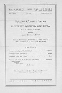Program Book for 11-03-1935