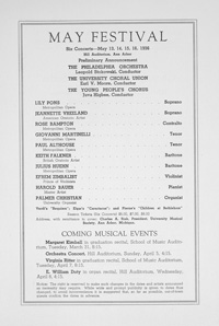 Program Book for 03-23-1936
