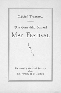Program Book for 05-16-1936