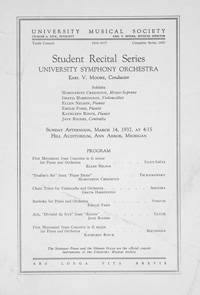 Program Book for 03-14-1937