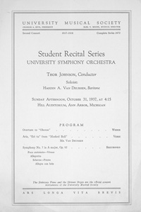 Program Book for 10-31-1937