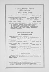 Program Book for 01-18-1938