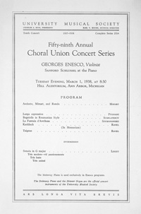 Program Book for 03-01-1938