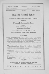Program Book for 04-04-1938