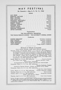 Program Book for 03-06-1940