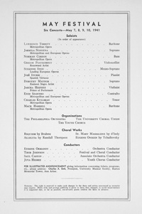 Program Book for 03-04-1941