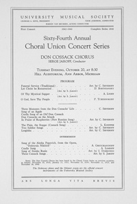 Program Book for 10-20-1942