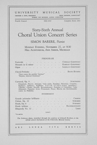 Program Book for 11-27-1944