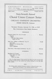 Program Book for 01-31-1946