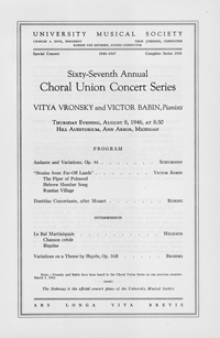 Program Book for 08-08-1946