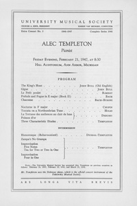 Program Book for 02-21-1947