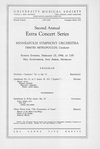 Program Book for 02-15-1948