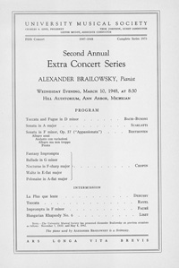 Program Book for 03-10-1948