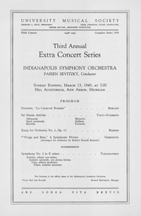 Program Book for 03-13-1949