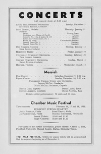 Program Book for 11-28-1950
