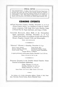 Program Book for 11-16-1951