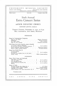 Program Book for 11-20-1951