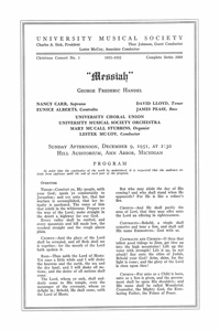 Program Book for 12-09-1951