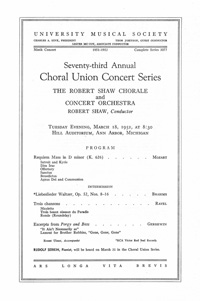 Program Book for 03-18-1952