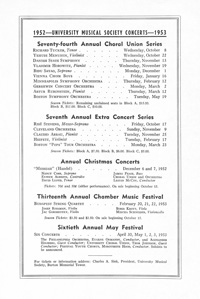 Program Book for 05-01-1952