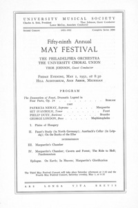 Program Book for 05-02-1952