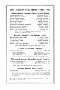 Program Book for 05-04-1952