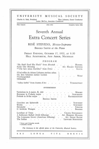 Program Book for 10-17-1952