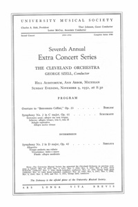 Program Book for 11-09-1952