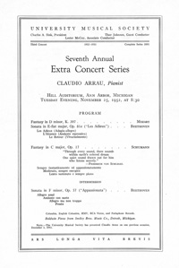 Program Book for 11-25-1952