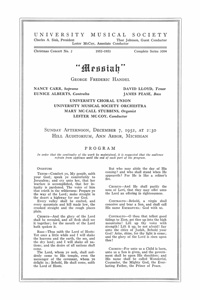 Program Book for 12-07-1952