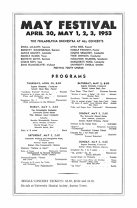 Program Book for 03-23-1953