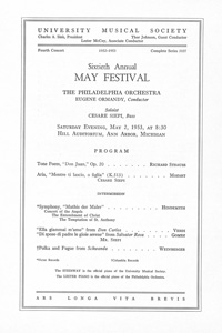 Program Book for 05-02-1953