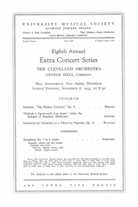 Program Book for 11-08-1953