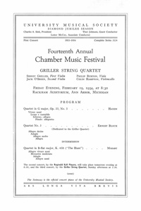 Program Book for 02-19-1954