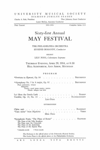 Program Book for 04-29-1954