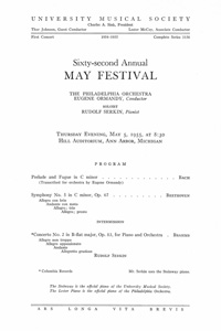 Program Book for 05-05-1955