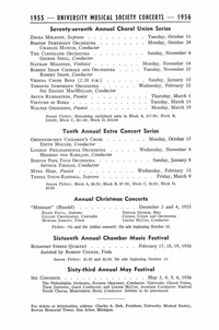 Program Book for 05-07-1955
